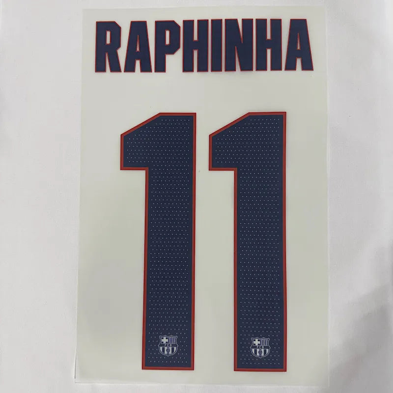 Barcelona 2026/27 Third RAPHINHA #11 Third Official Name Set (UCL Version)
