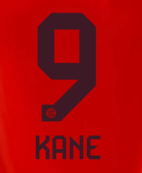 Bayern Munich 2024/25 Home Kane #9 Jersey Name Set