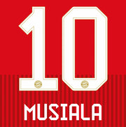 Bayern Munich 2026/27 Home MUSIALA #10 Official Name Set