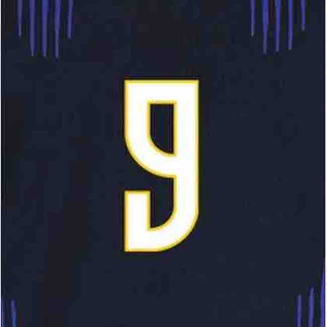 Brazil 2026- Away Cunha #9 Official Name Set (Front)