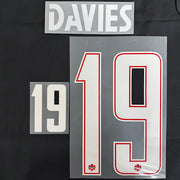Canada 2026-Homes/Away DAVIES #19 Official Name Set