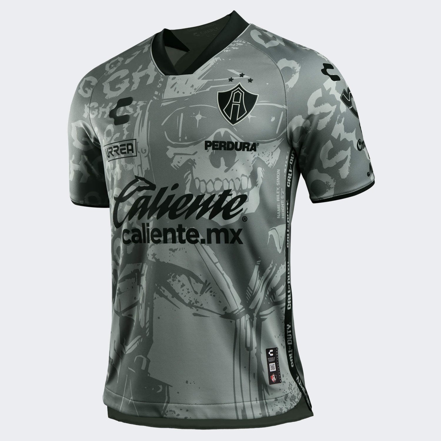 Charly 2023-24 Atlas Stadium Third Call of Duty Special Edition Jersey (Lateral - Front)