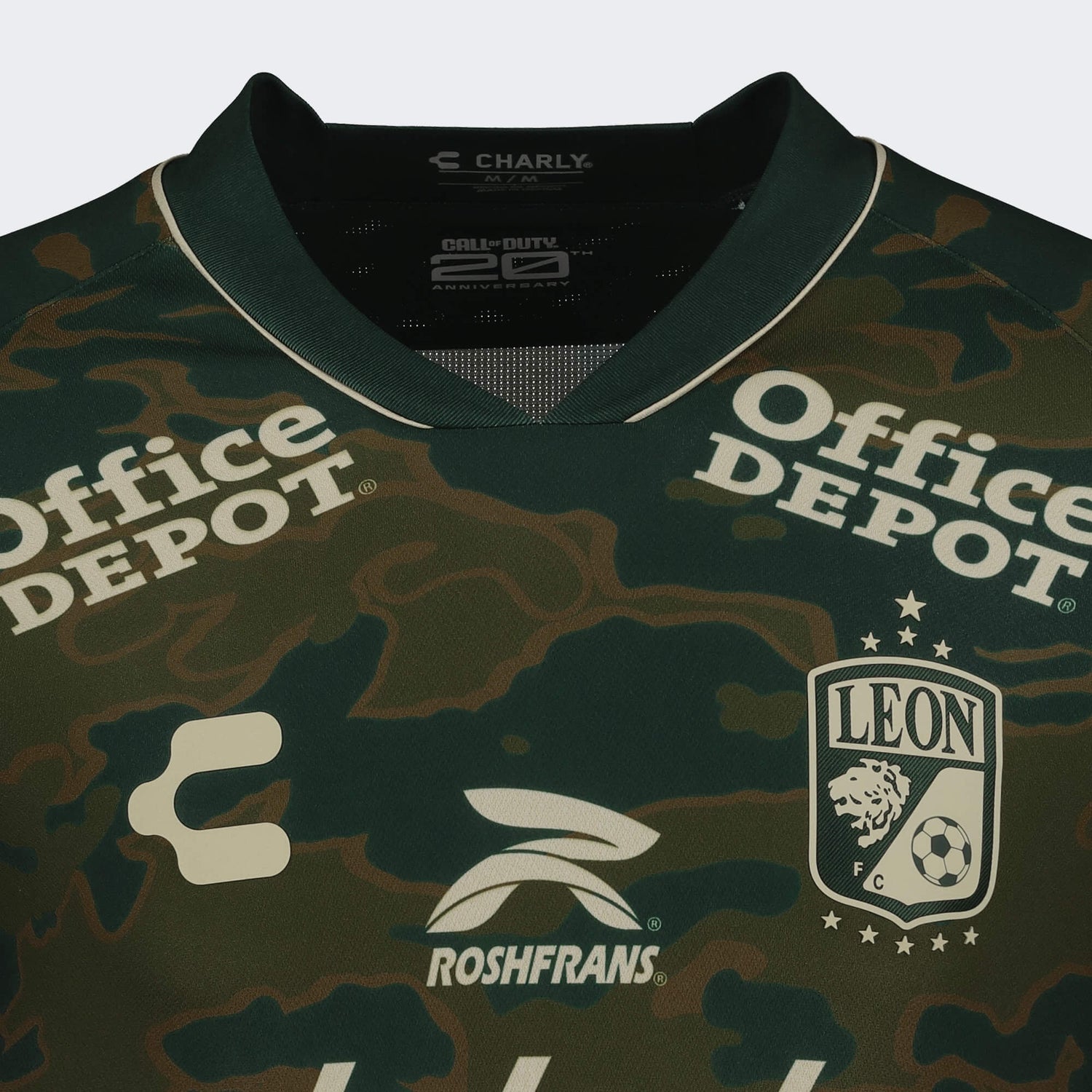 Charly 2023-24 Leon Men's Stadium Third Call of Duty Special Edition Jersey (Detail 1)