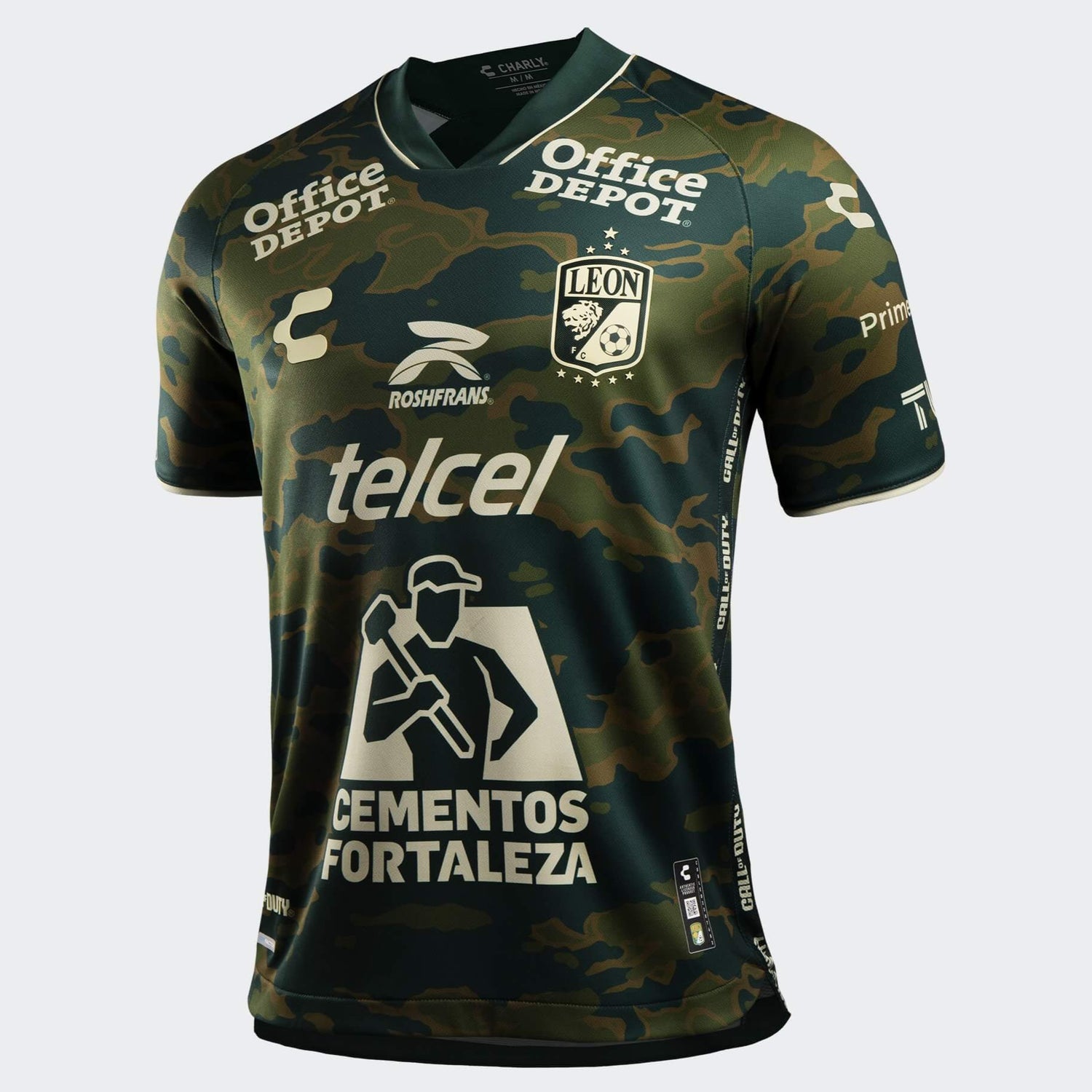 Charly 2023-24 Leon Men's Stadium Third Call of Duty Special Edition Jersey (Lateral - Front)