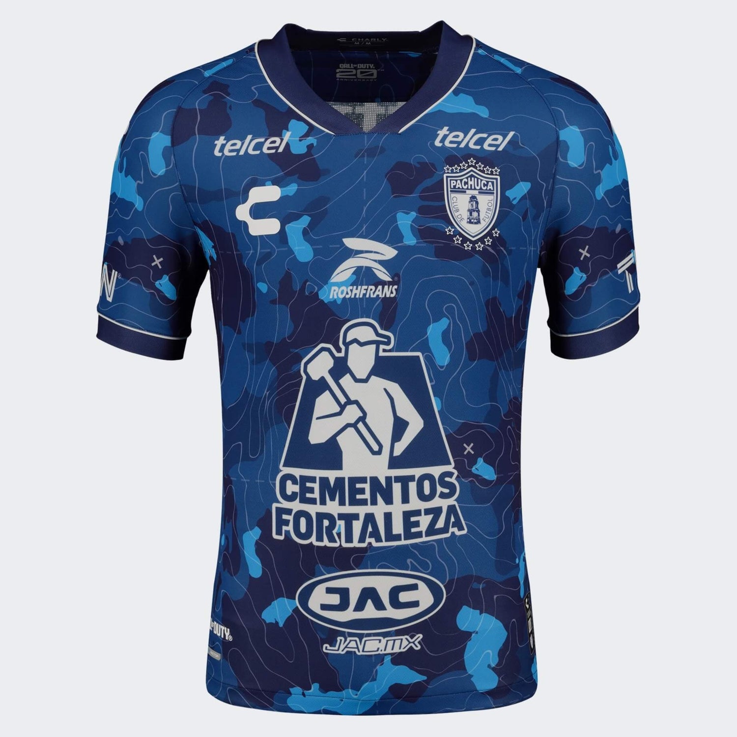 Charly 2023-24 Pachuca Men's Stadium Third Call of Duty Special Edition Jersey (Front)