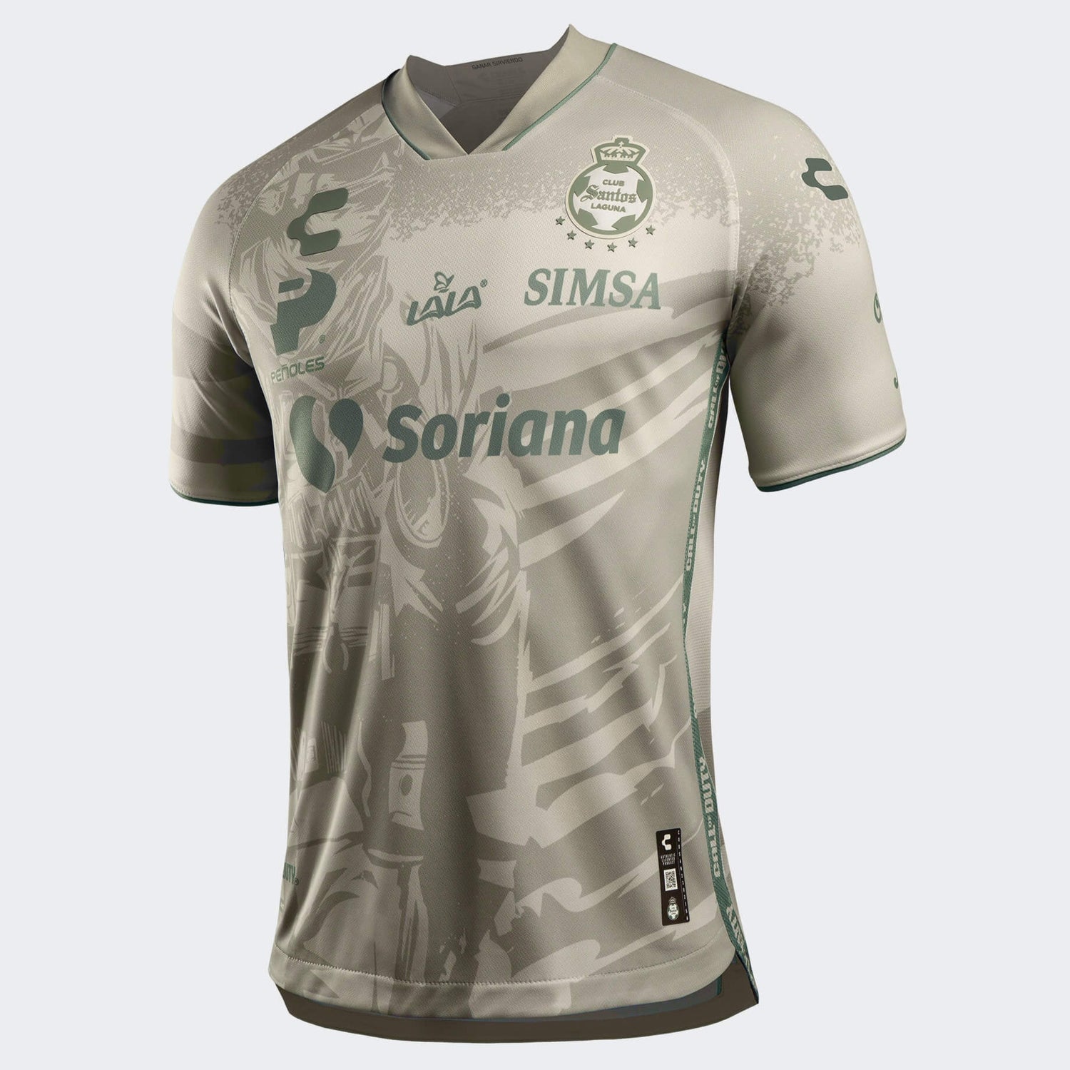 Charly 2023-24 Santos Stadium Third Call of Duty Special Edition Jersey (Lateral - Front)
