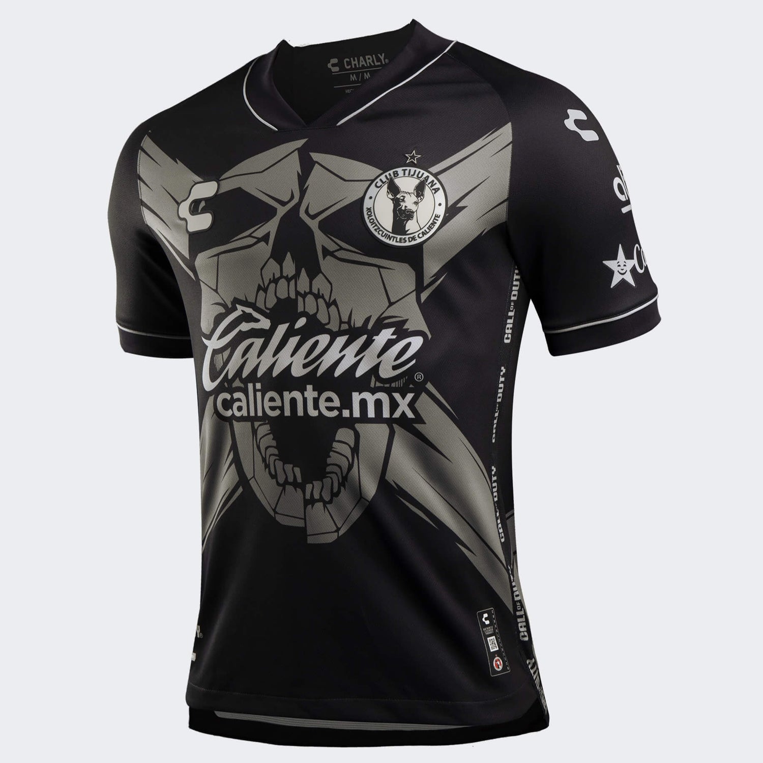 Charly 2023-24 Tijuana Stadium Third Call of Duty Special Edition Jersey (Lateral - Front)