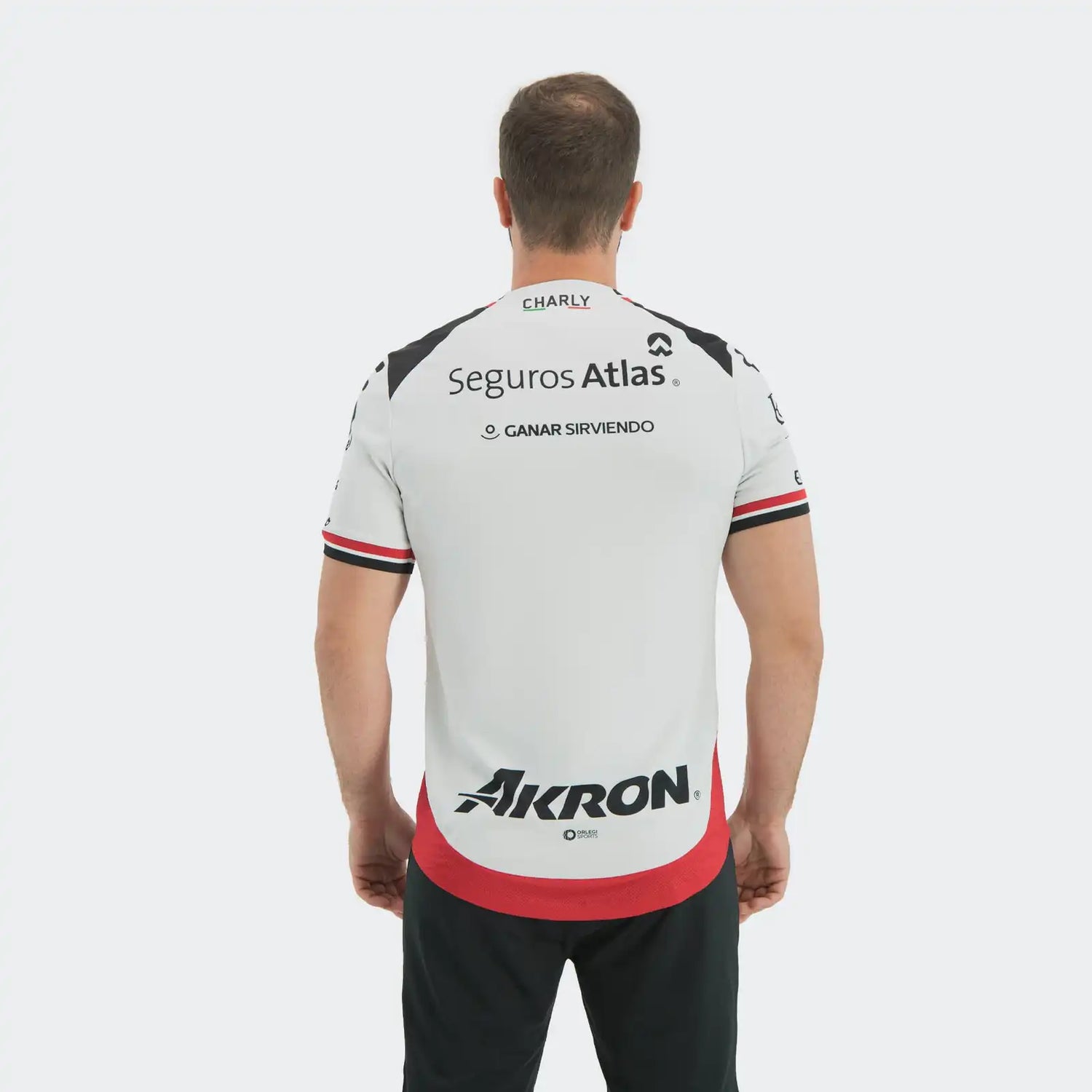 Charly 2025-26 Atlas Men's Stadium Away Soccer Jersey (Model - Back)