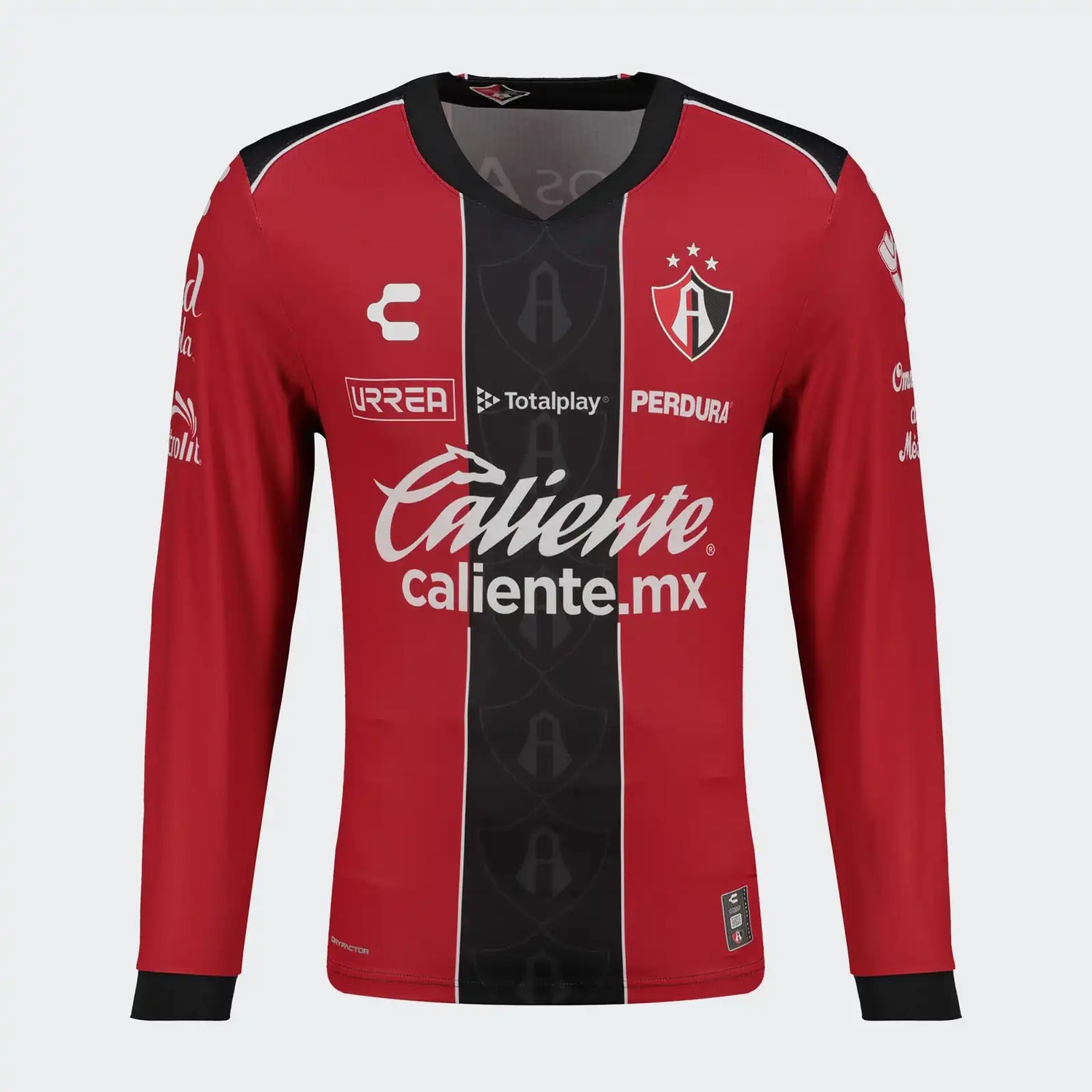 Charly 2025-26 Atlas Men's Stadium Home Long-Sleeve Soccer Jersey (Front)