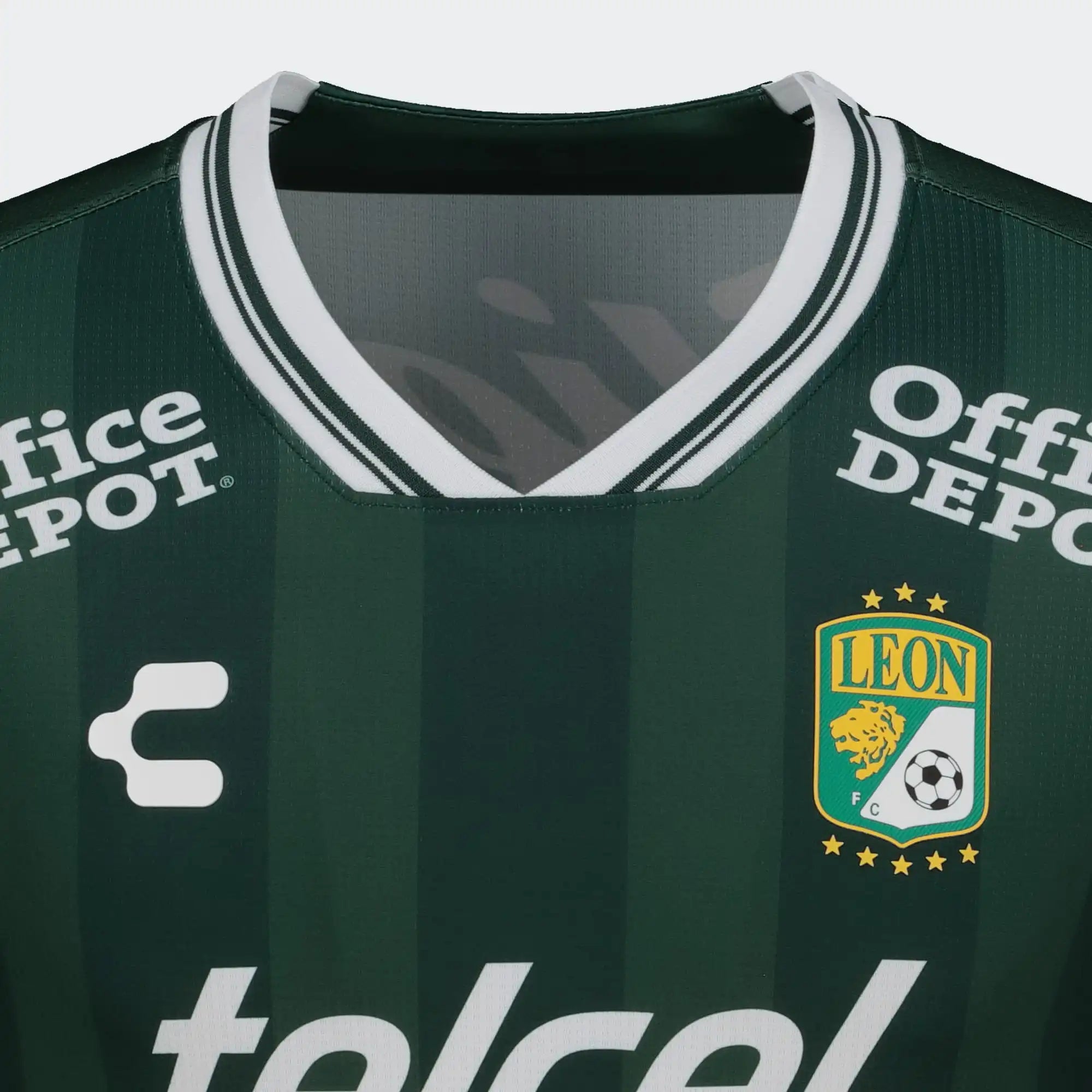 Charly 2025-26 Leon Men's Stadium Home Long-Sleeve Soccer Jersey (Detail 2)