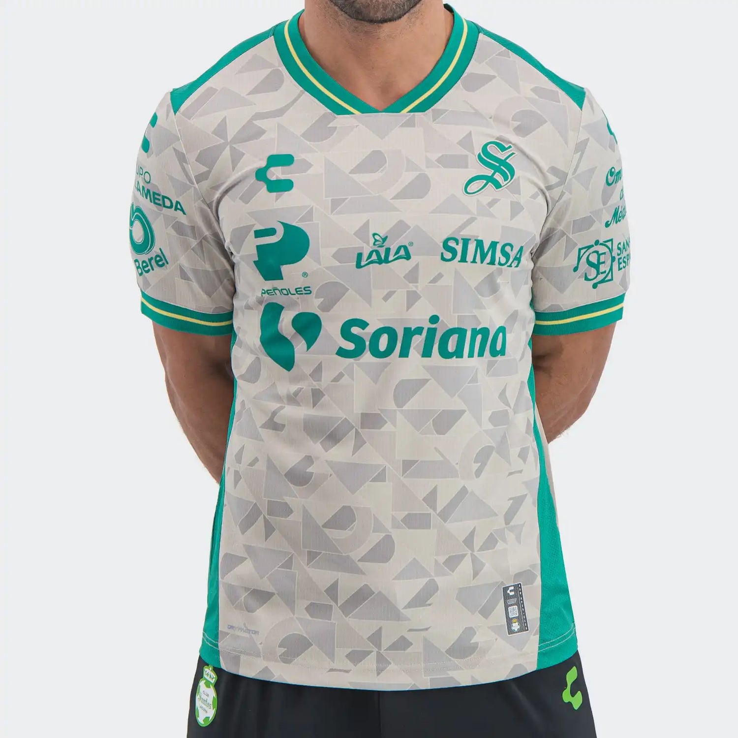 Charly 2025-26 Santos Men's Stadium Away Soccer Jersey (Detail 1)