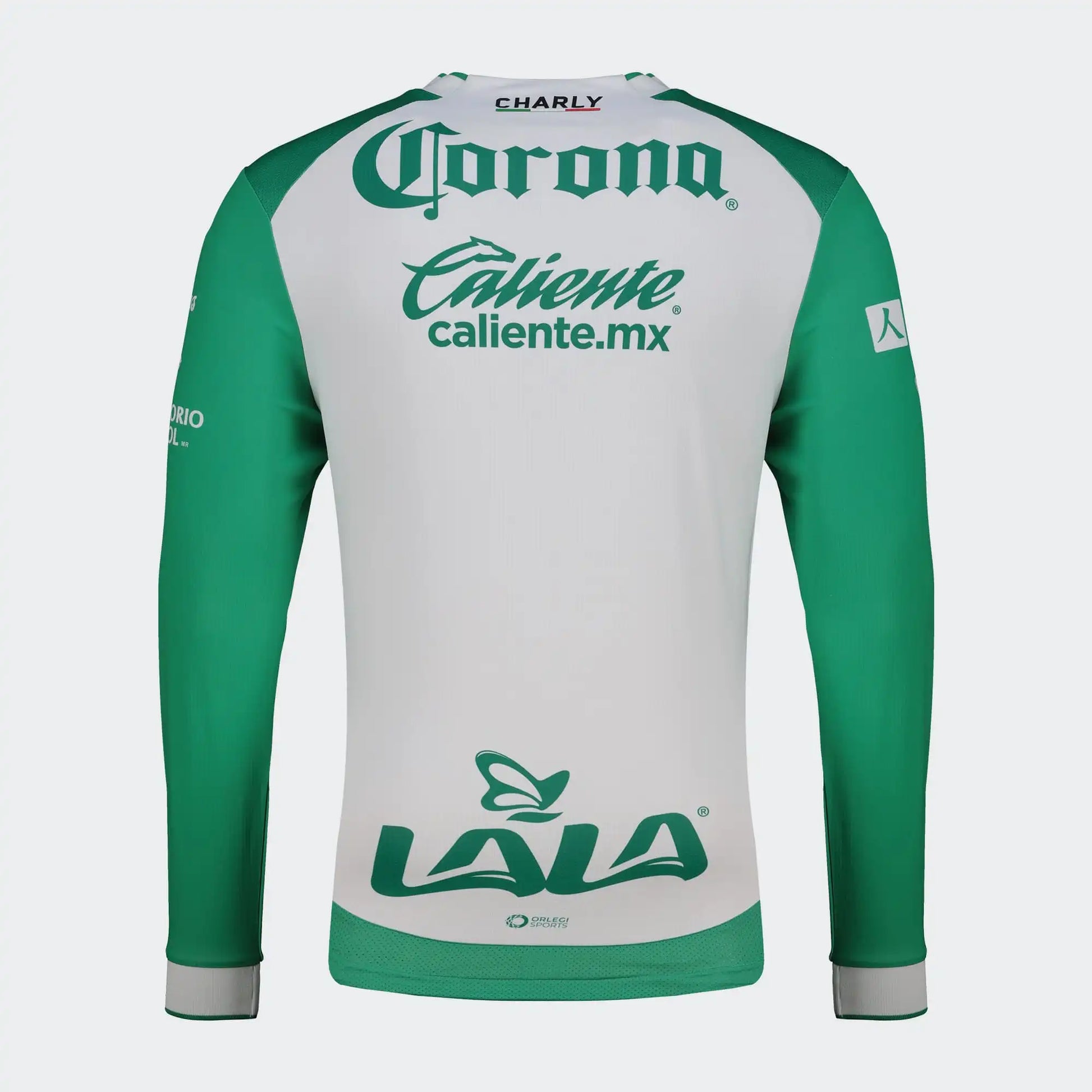 Charly 2025-26 Santos Men's Stadium Home Long-Sleeve Soccer Jersey (Back)