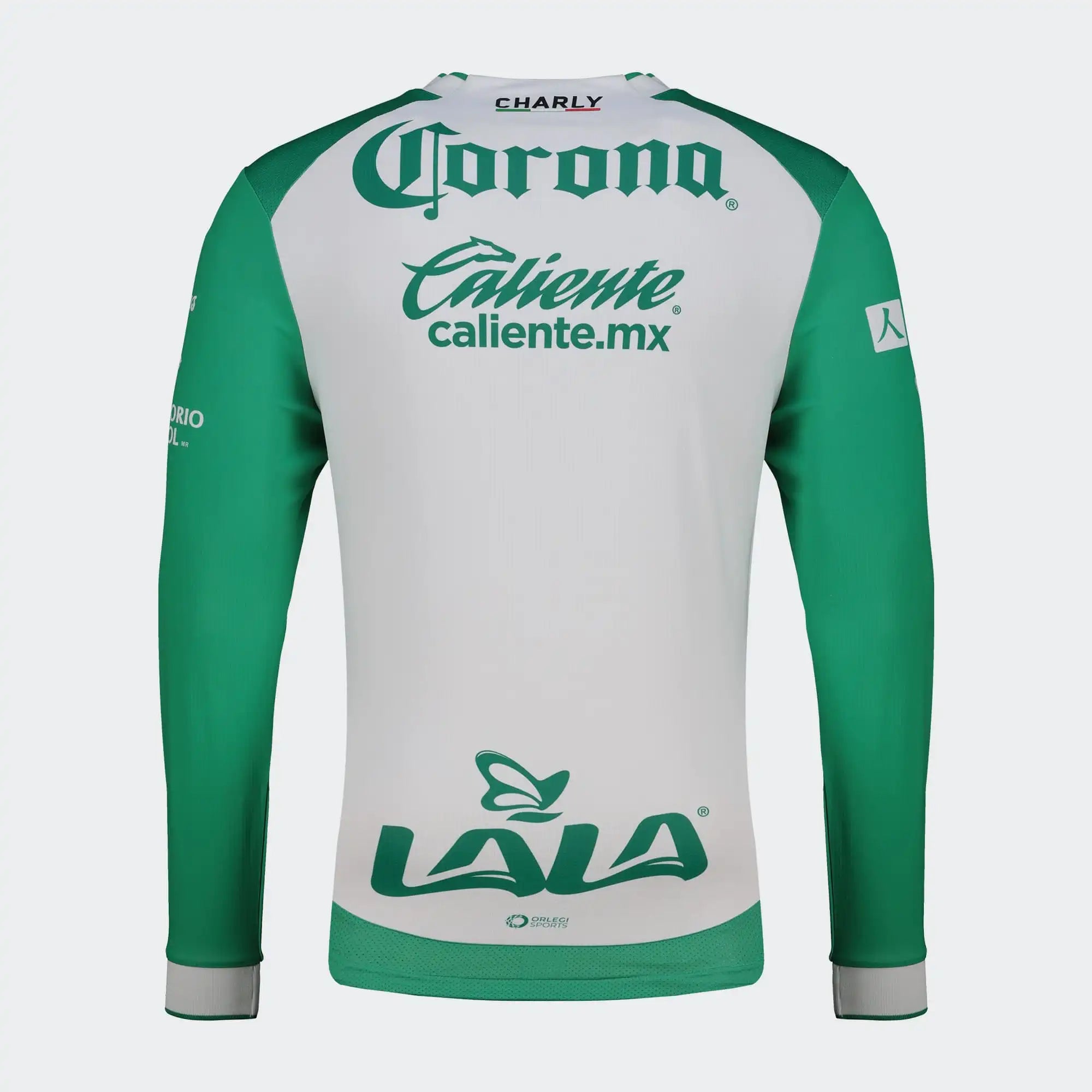 Charly 2025-26 Santos Men's Stadium Home Long-Sleeve Soccer Jersey (Back)