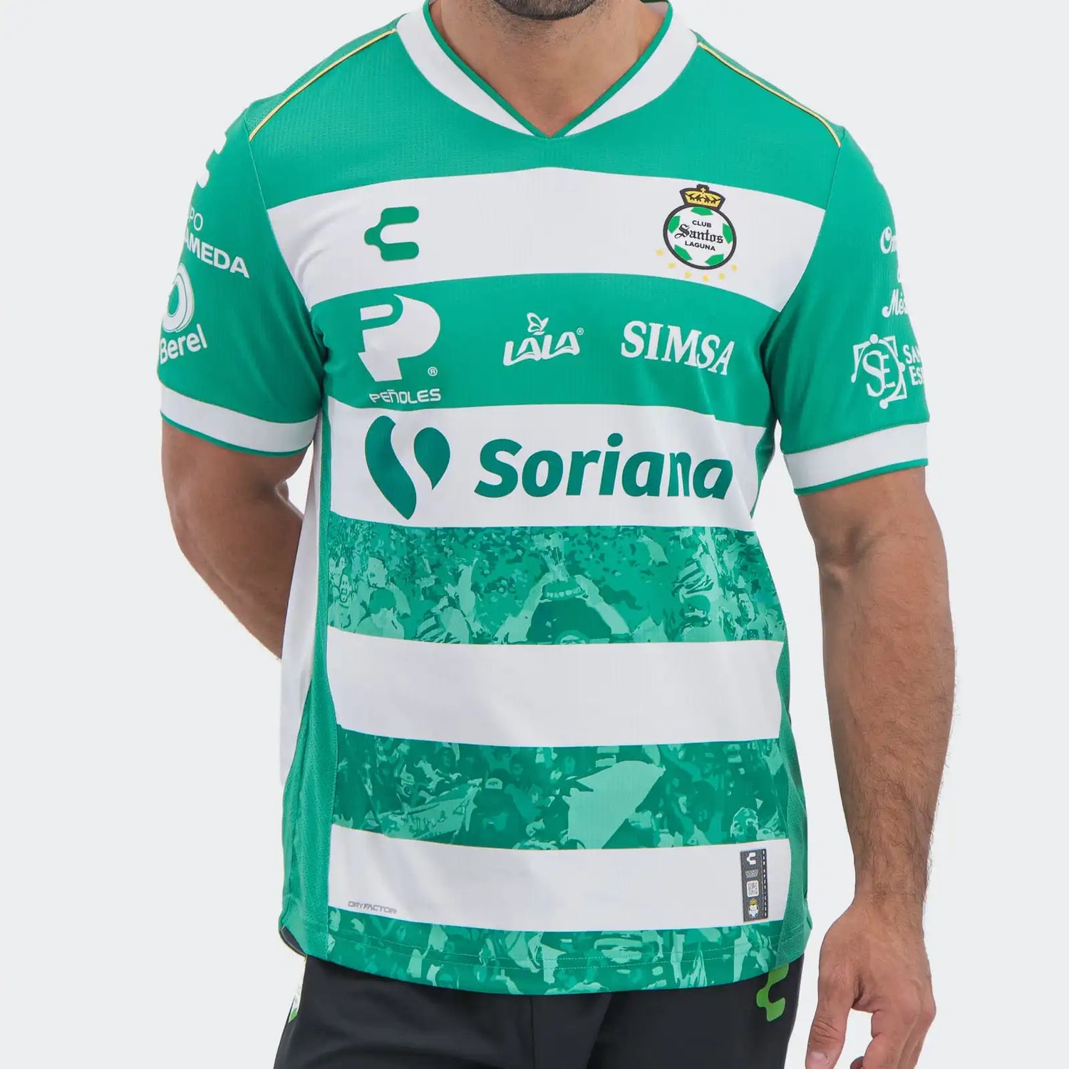 Charly 2025-26 Santos Men's Stadium Home Soccer Jersey (Detail 1)
