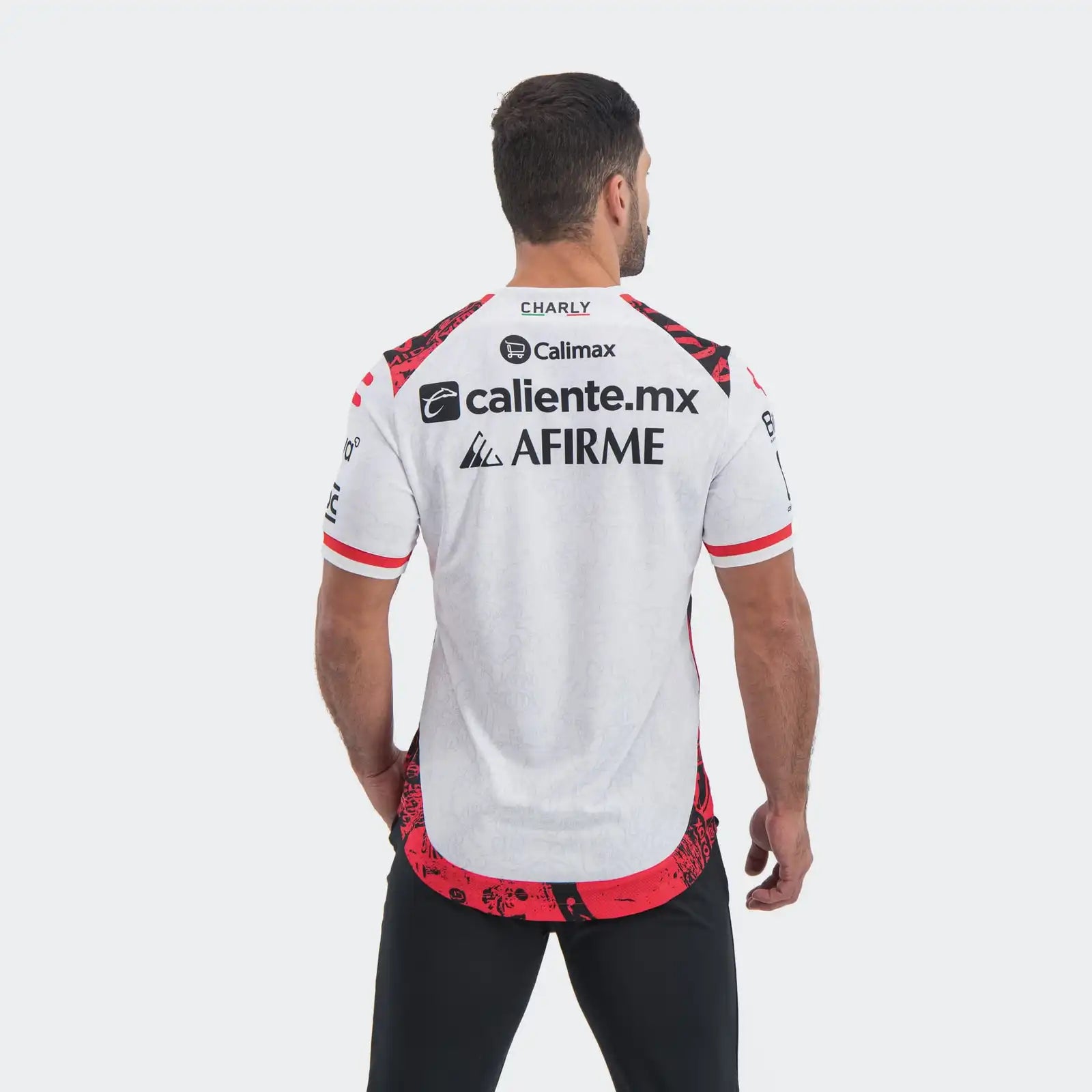 Charly 2025-26 Tijuana Men's Stadium Away Soccer Jersey (Model - Back)