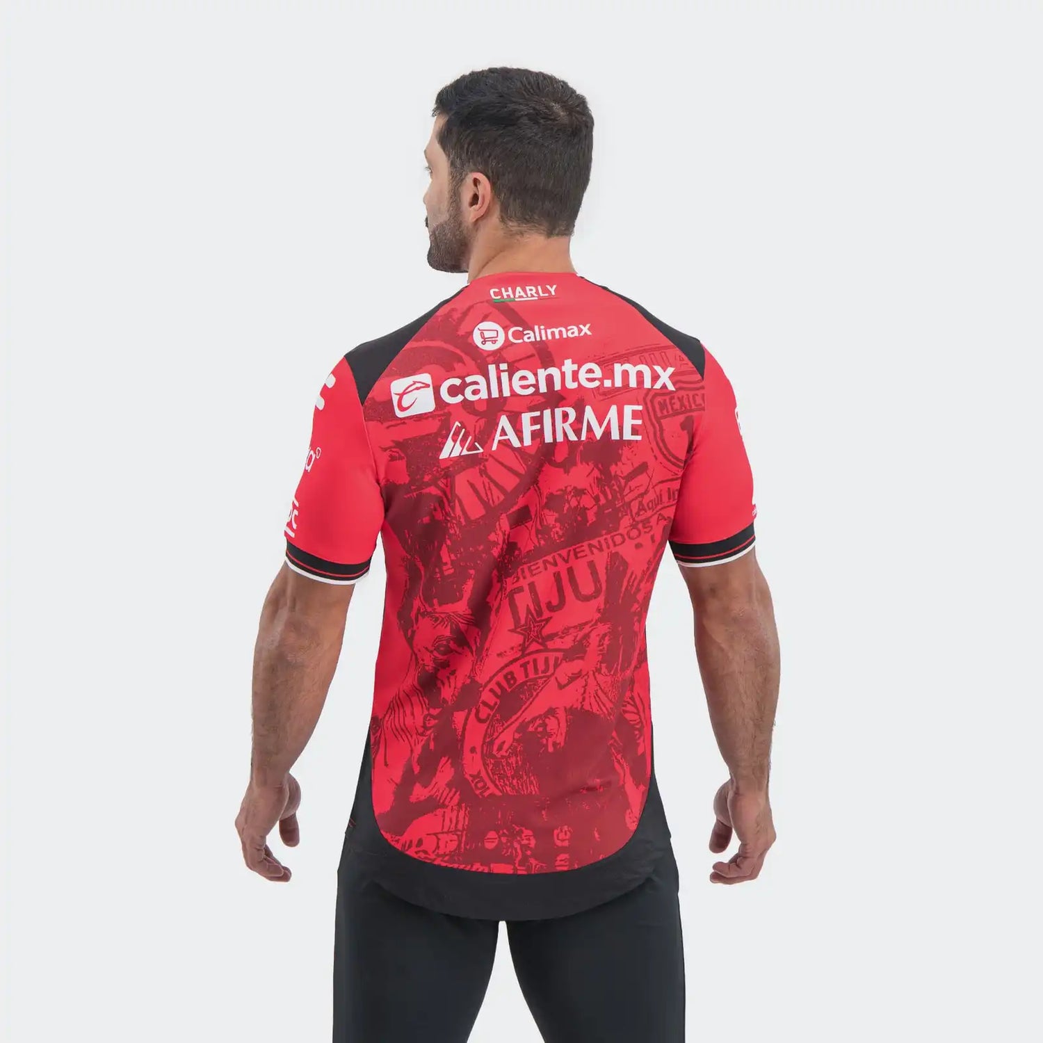 Charly 2025-26 Tijuana Men's Stadium Home Soccer Jersey (Model - Back)