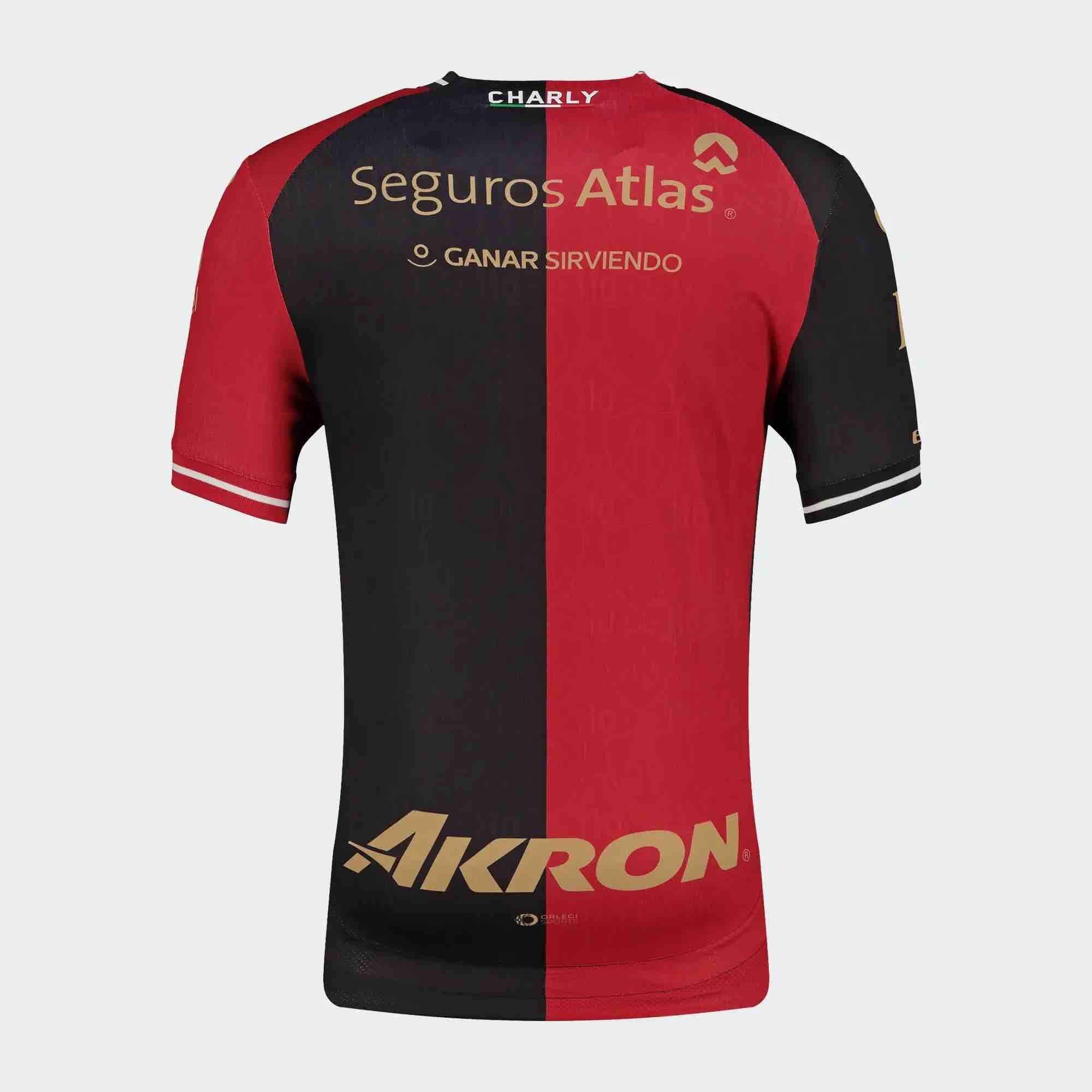 Charly 2026-27 Atlas Men's Authentic Home Soccer Jersey (Back)