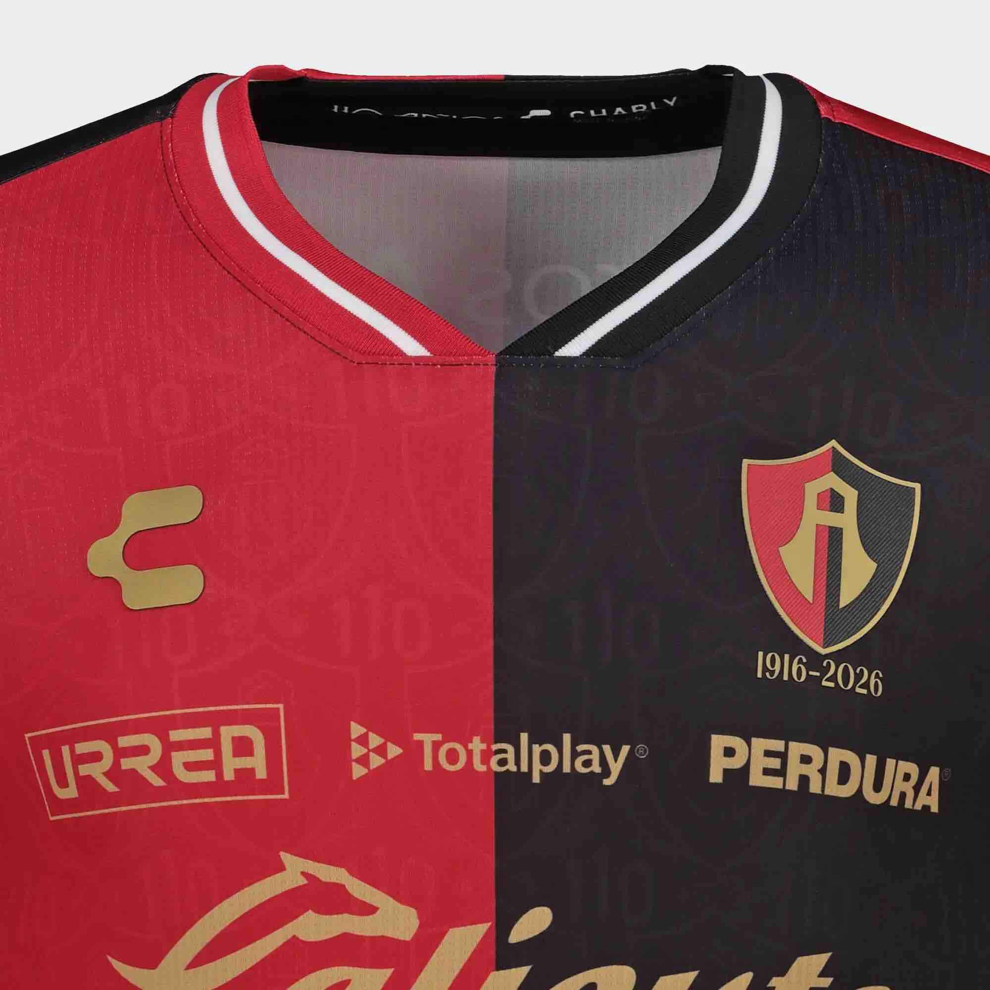 Charly 2026-27 Atlas Men's Authentic Home Soccer Jersey (Detail 1)
