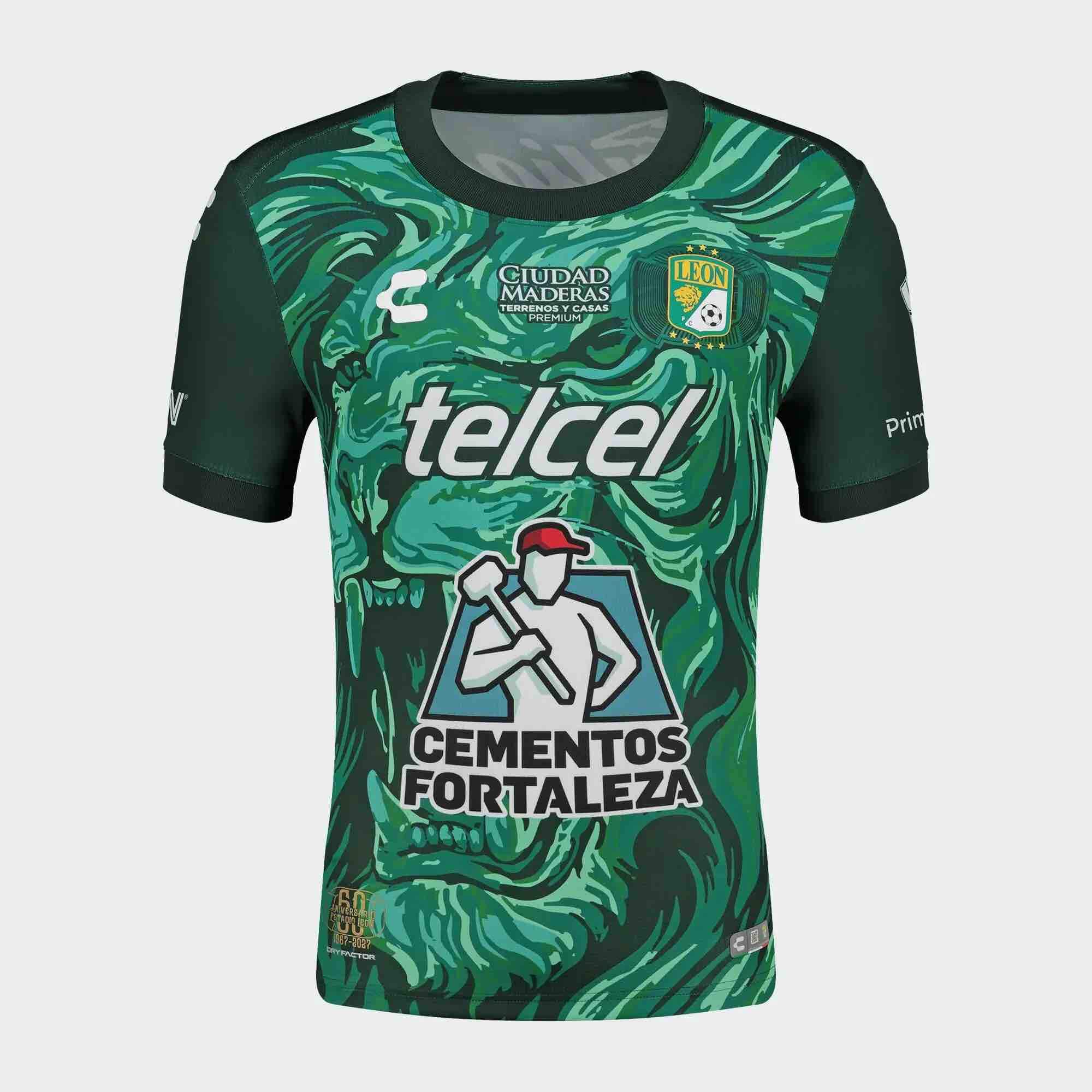Charly 2026-27 Leon Men's Authentic Home Soccer Jersey (Front)
