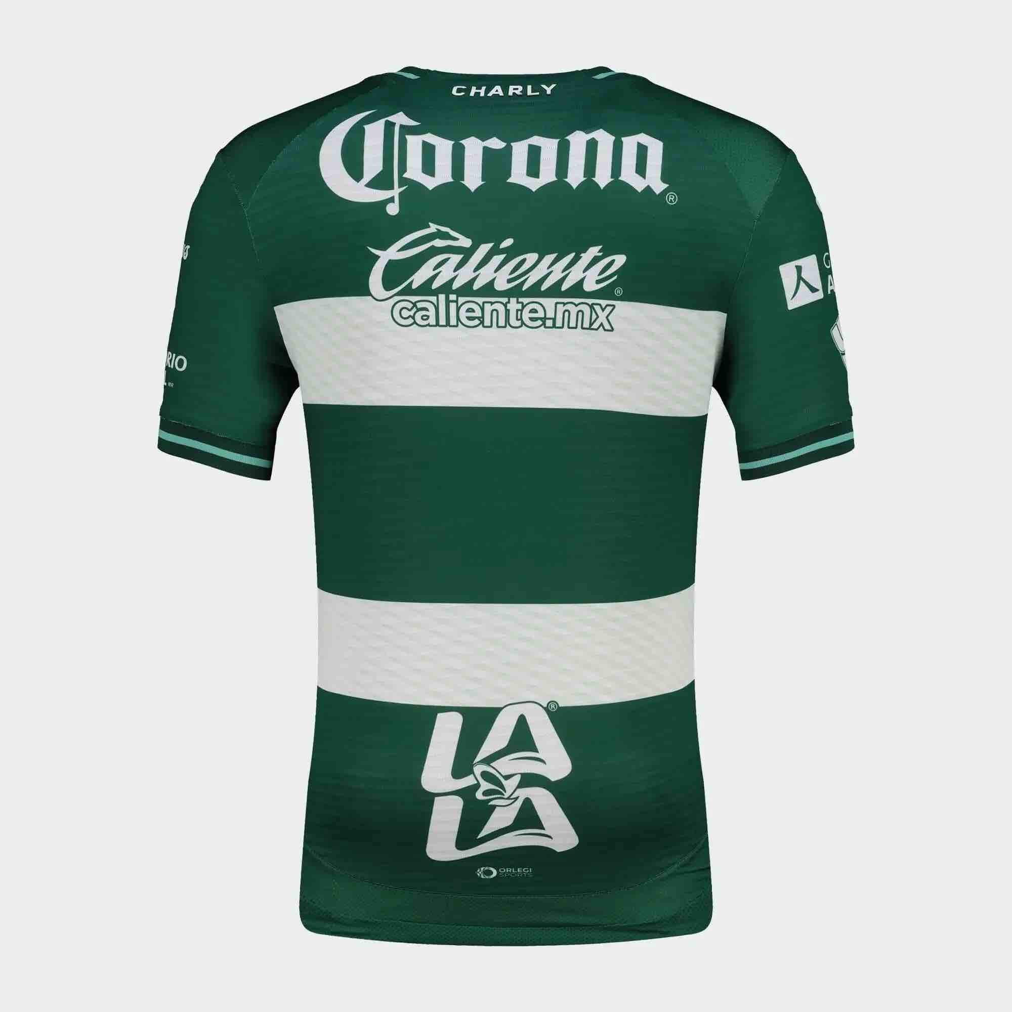 Charly 2026-27 Santos Men's Authentic Home Soccer Jersey (Back)