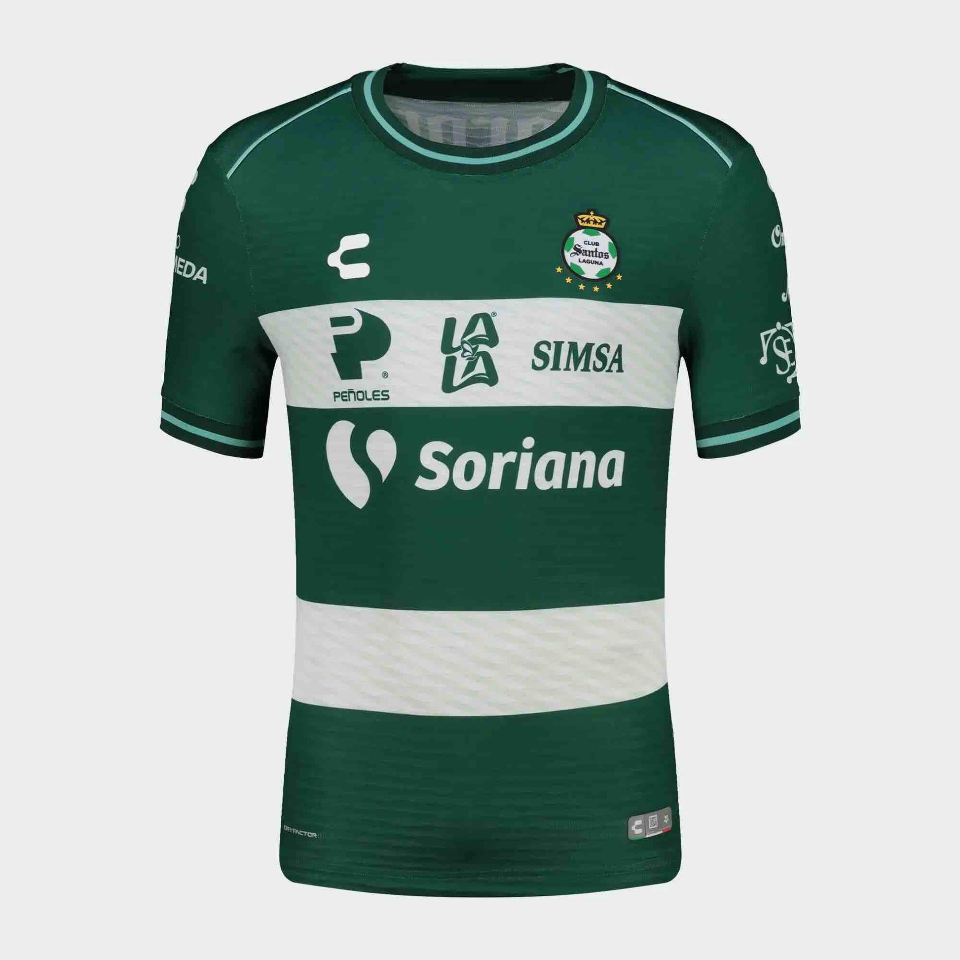 Charly 2026-27 Santos Men's Authentic Home Soccer Jersey (Front)