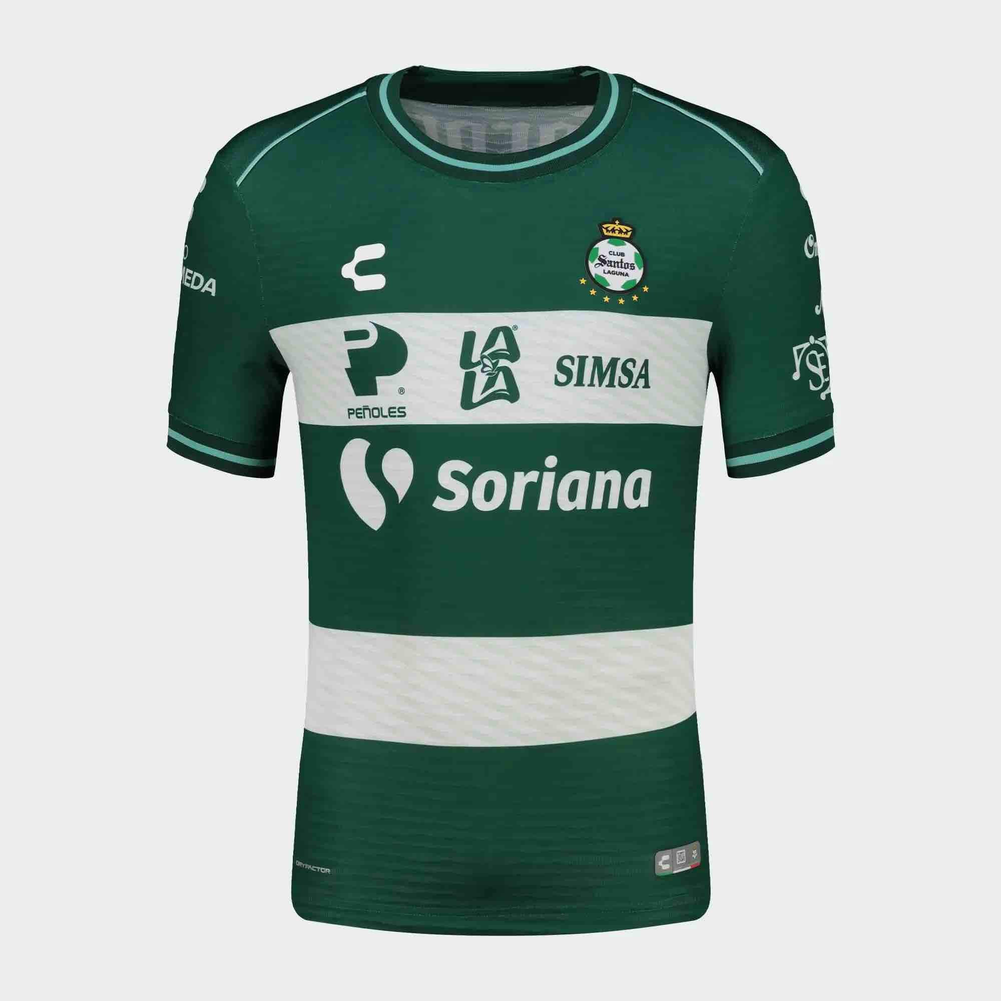 Charly 2026-27 Santos Men's Authentic Home Soccer Jersey (Front)