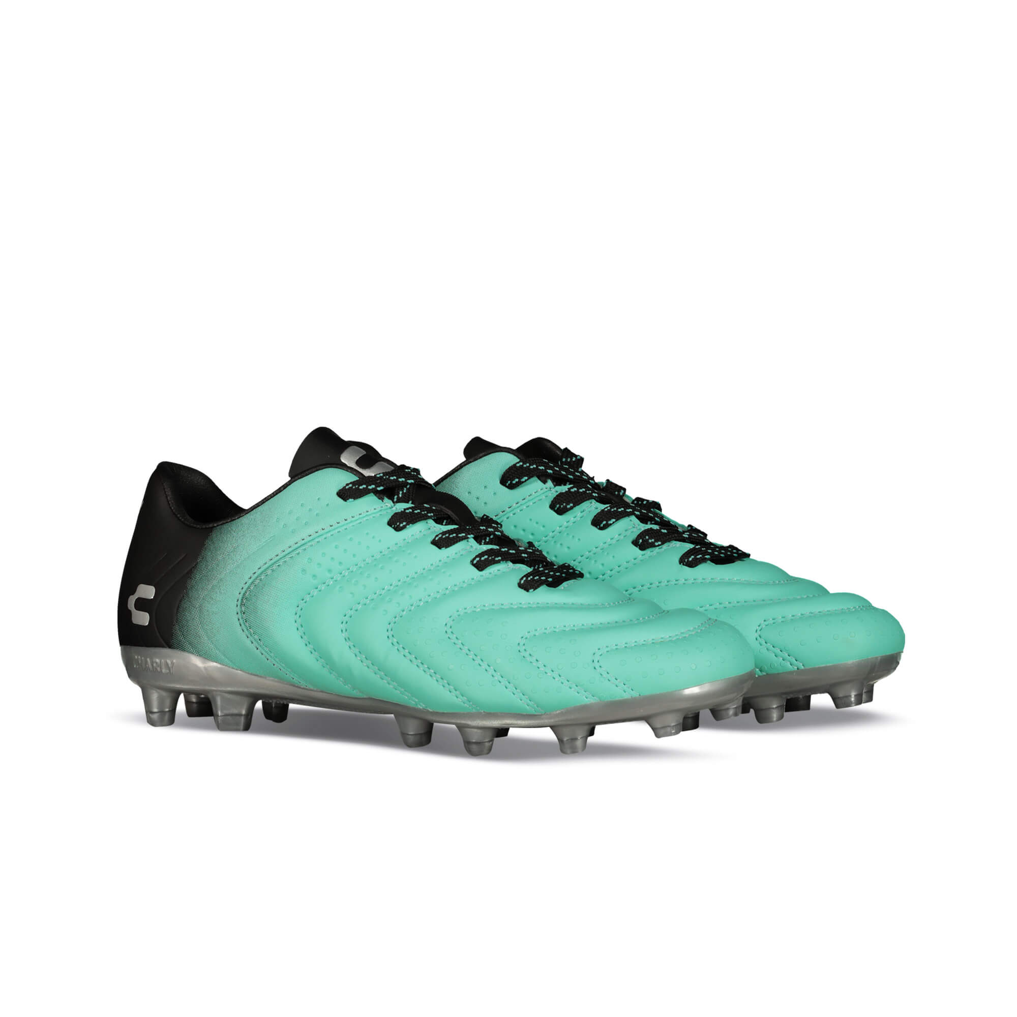 Charly Kid's Encore FG Aqua-Black (Pair - Lateral)