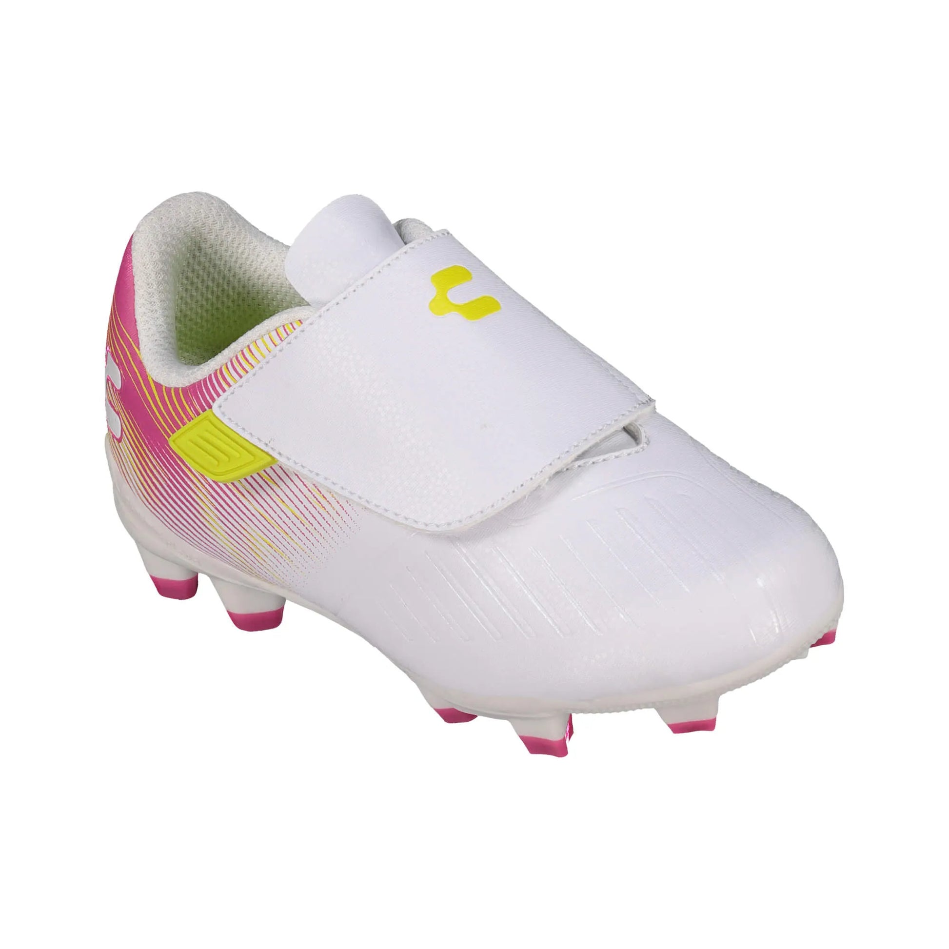 Charly Kid's Grasshopper 7.0 ST Firm Ground Soccer Cleats (Lateral)