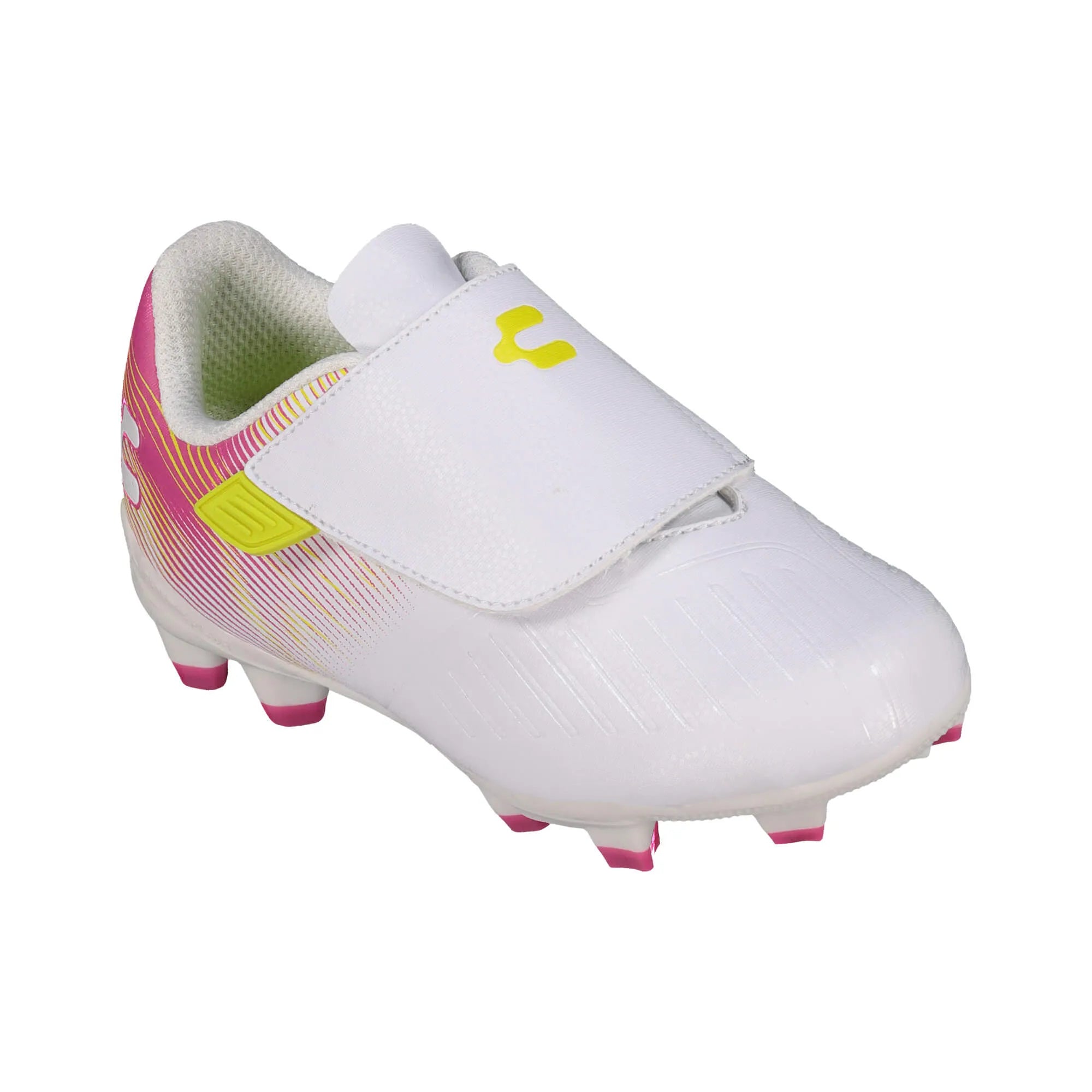 Charly Kid's Grasshopper 7.0 ST Firm Ground Soccer Cleats (Lateral)