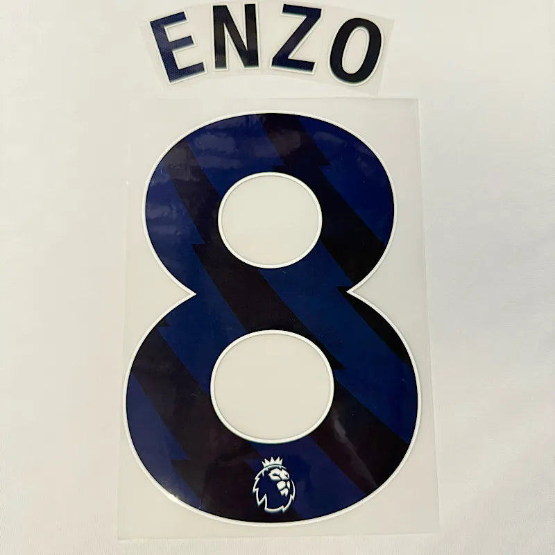 Chelsea 2023-Away ENZO #8  Official Name Set-Navy