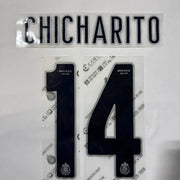 Chivas 2025/26 Home CHICHARITO #14 Official Name Set