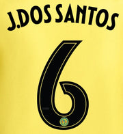 Club America 2025-26 Home J. DOS SANTOS #6 Official Name Set