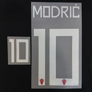 Croatia 2026- Away MODRIC #10 Official Name Set