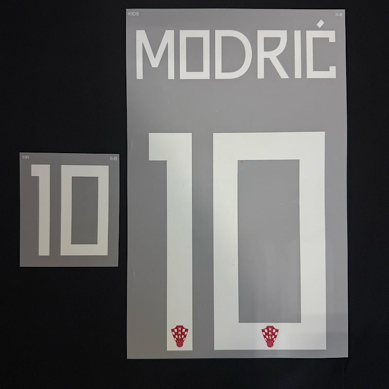 Croatia 2026- Away MODRIC #10 Youth Official Name Set
