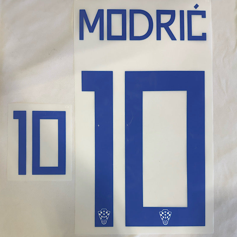 Croatia 2026- Home MODRIC #10 Official Name Set