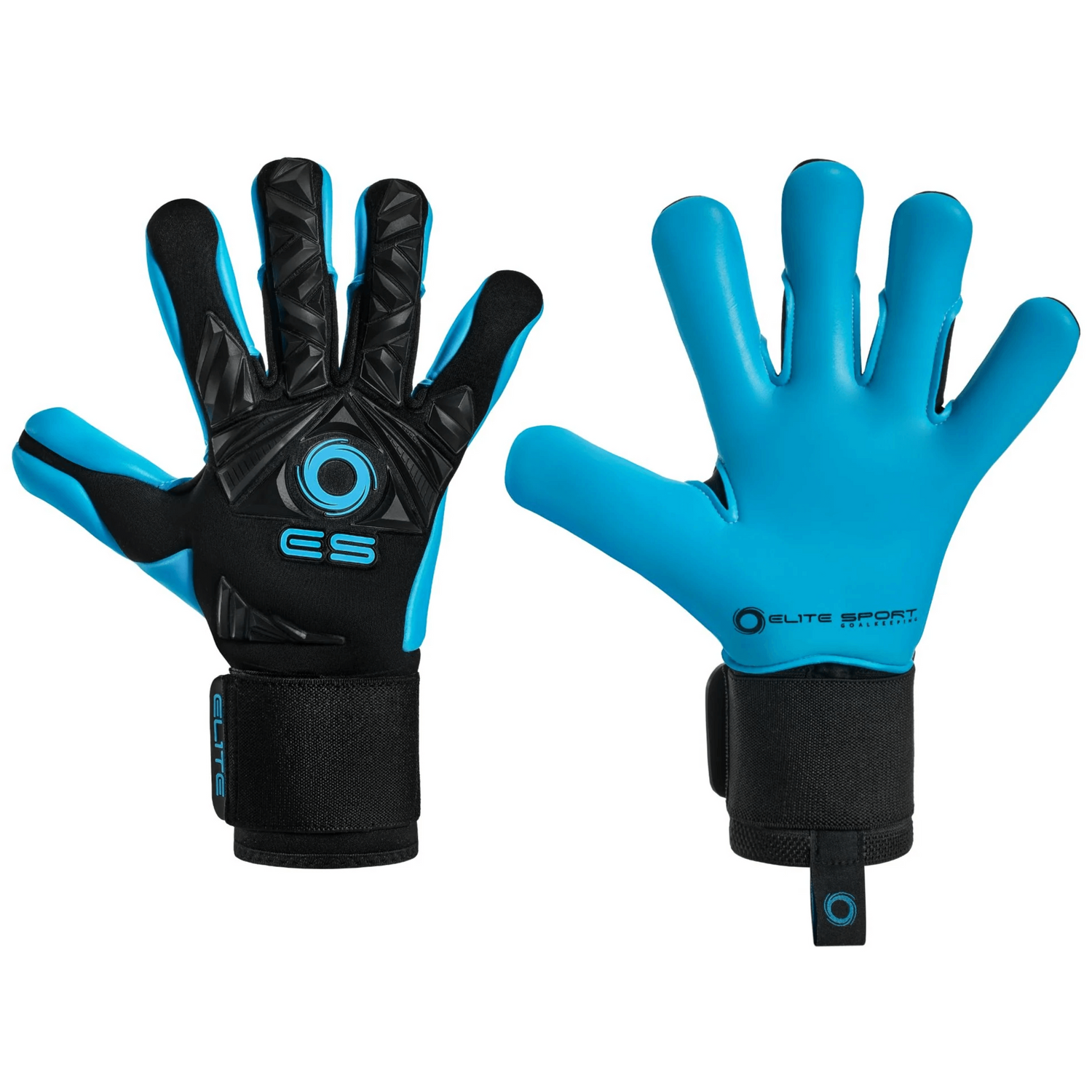 Elite Sport Revolution II Combi Aqua Goalkeeper Gloves (Pair)