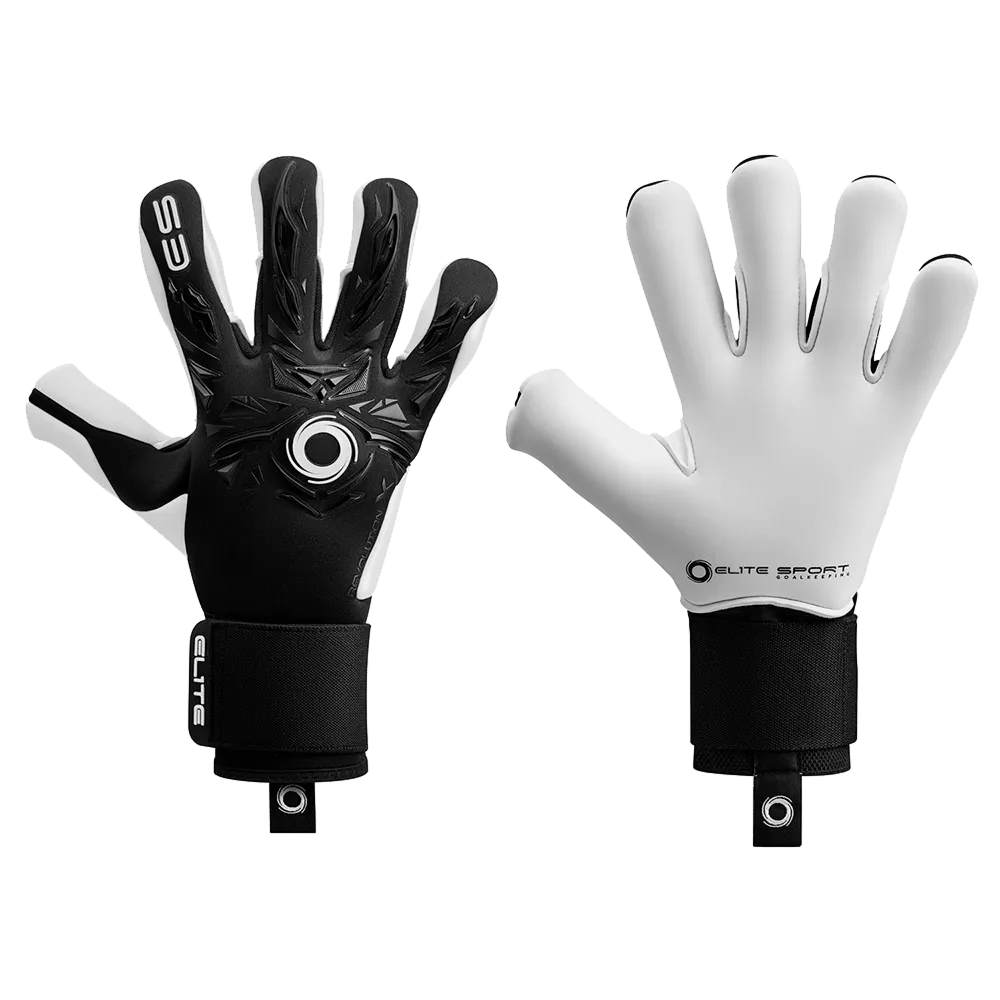 Elite Sport Revolution X Combi Black Goalkeeper Glove (Pair)