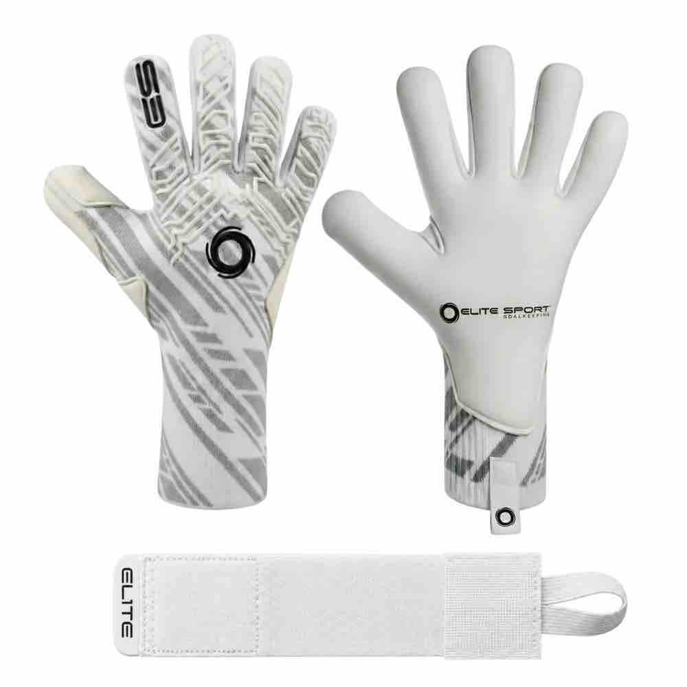 Elite Sport T1W Goalkeeper Gloves (Pair - Wrist Removed)