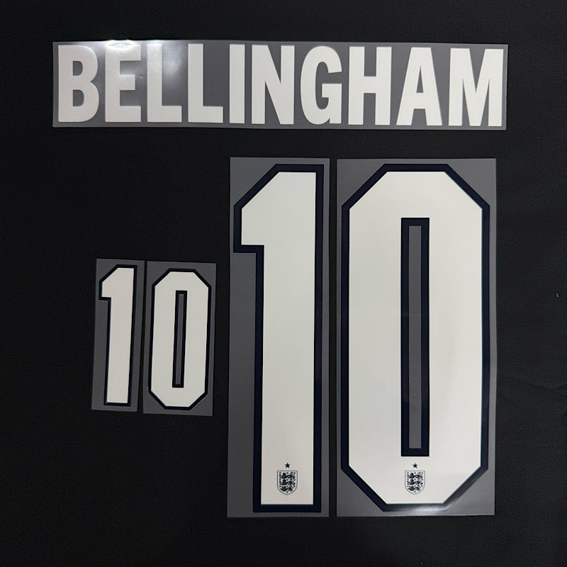 England 2026- Away BELLINGHAM #10 Official Name Set