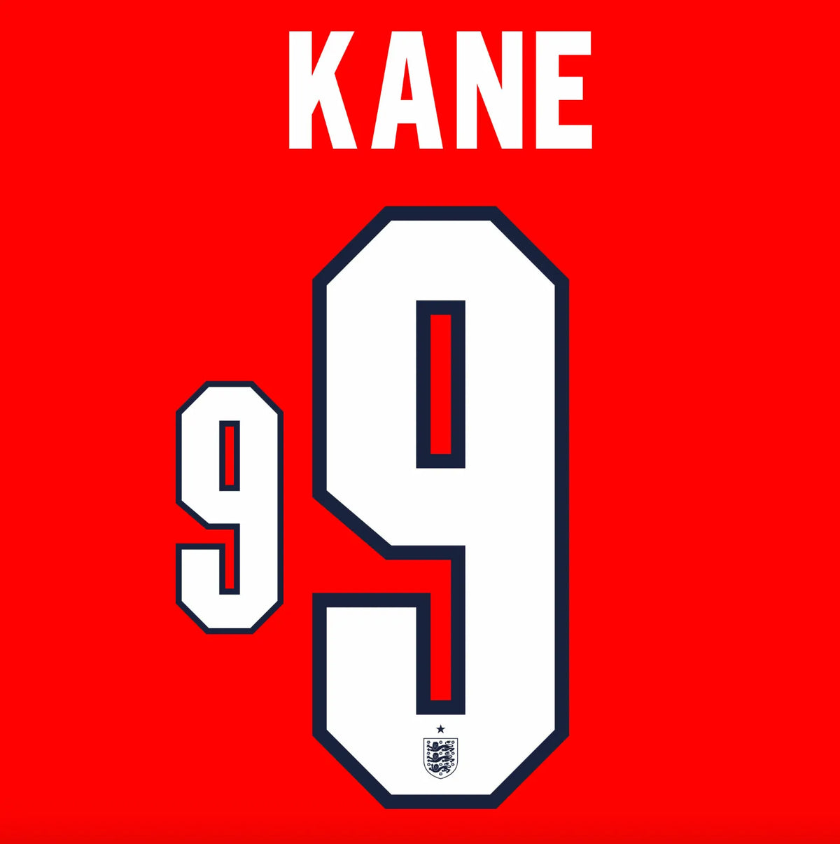 England 2026- Away KANE #9 Official Name Set