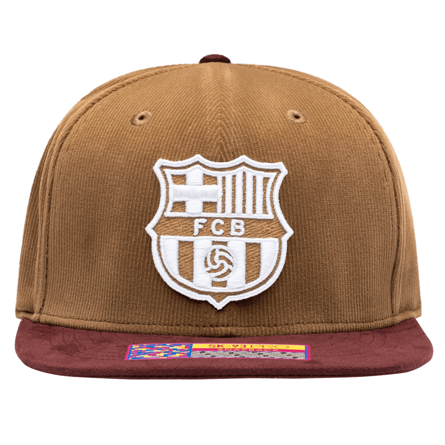 FI Collection Barcelona Cognac Snapback Hat (Front)