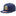FI Collection Club America Day of the Dead Skull Snapback Hat -Navy-Yellow