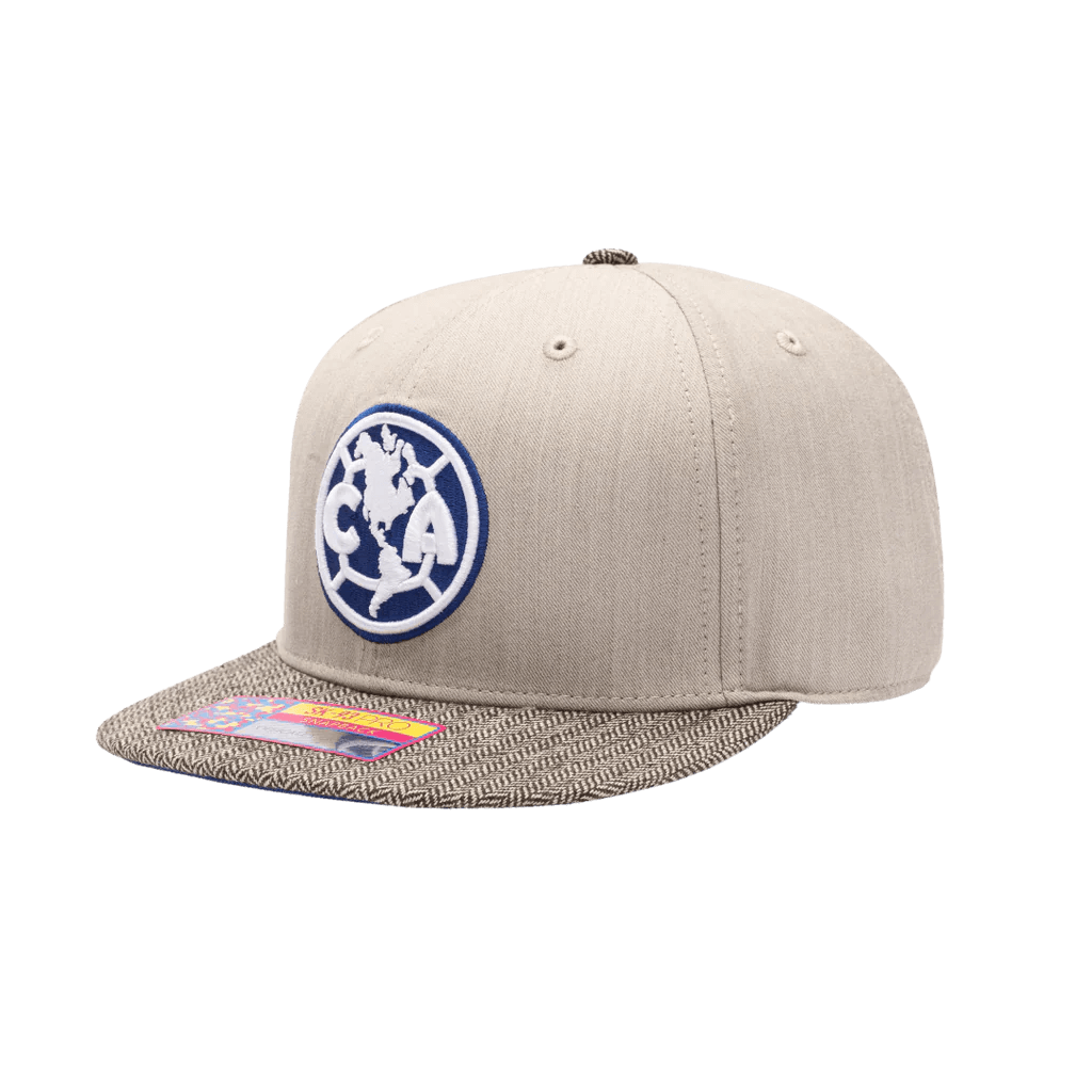 FI Collection Club America Snapback Hat - Beige (Front - Lateral 1)