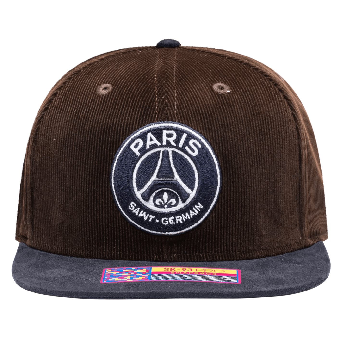 FI Collection Club PSG Cognac Snapback Hat (Front)