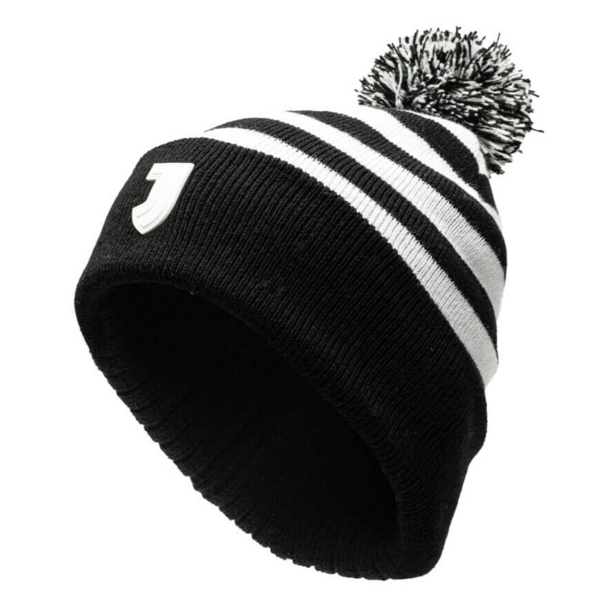 FI Collection Club Juventus Casual Pom Beanie (Lateral - Front)