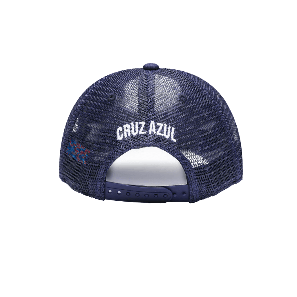 FI Collection Cruz Azul Scout Trucker Hat - Navy-White (Back)