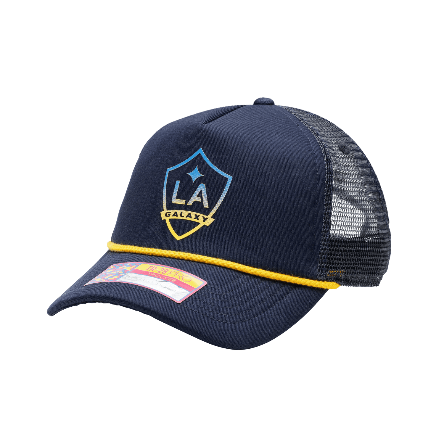 FI Collection LA Galaxy Atmosphere Trucker Hat (Lateral - Side 1)