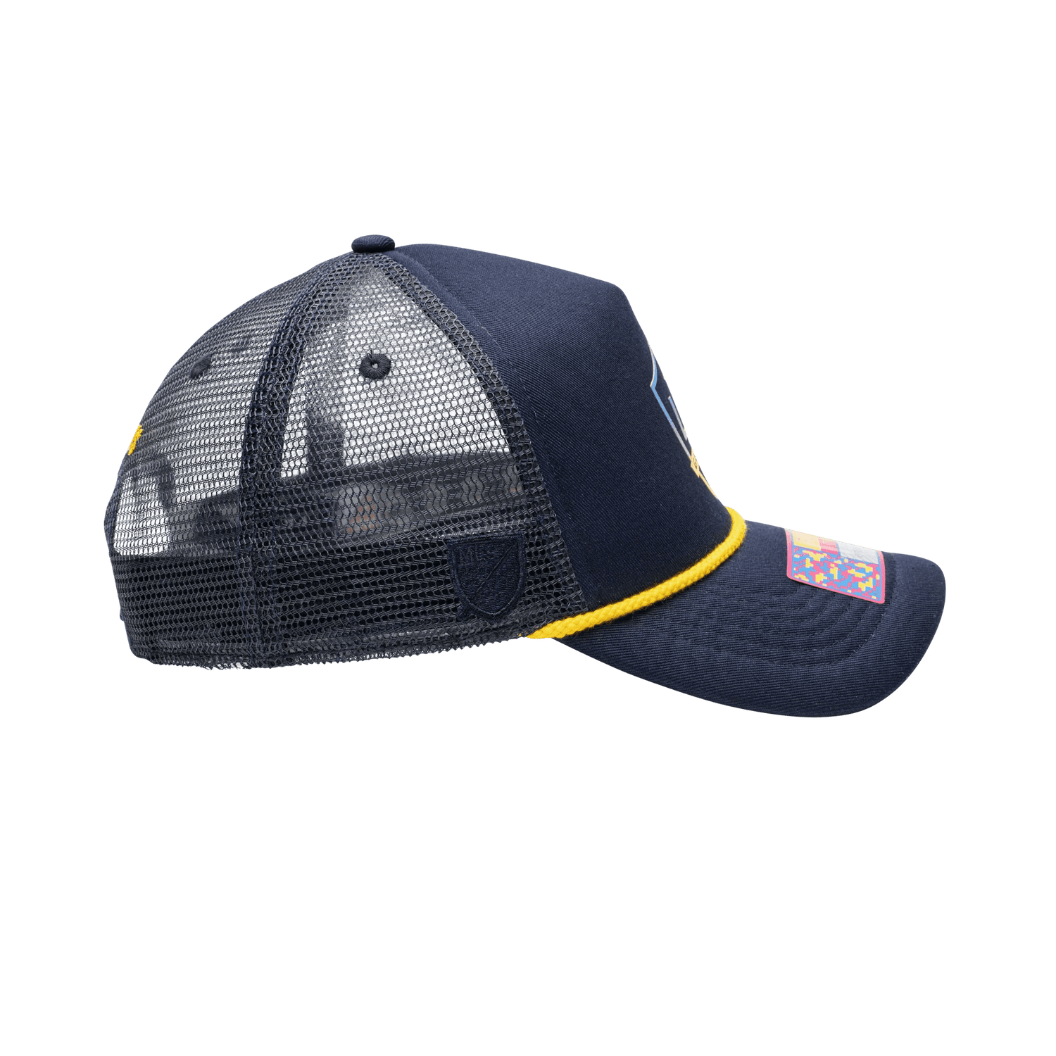 FI Collection LA Galaxy Atmosphere Trucker Hat (Side)