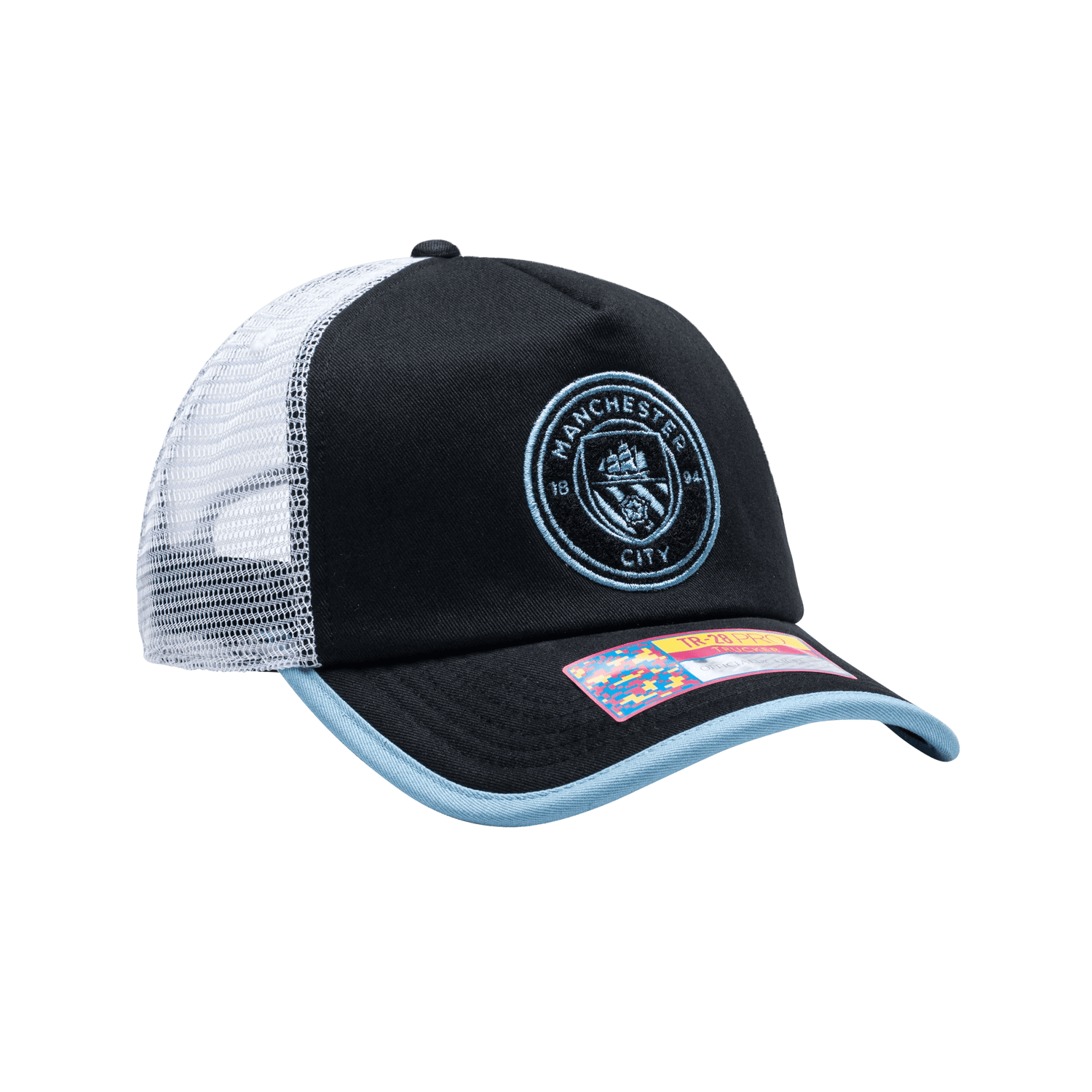 FI Collection Manchester City One8th Strike Trucker Hat (Lateral - Side 2)