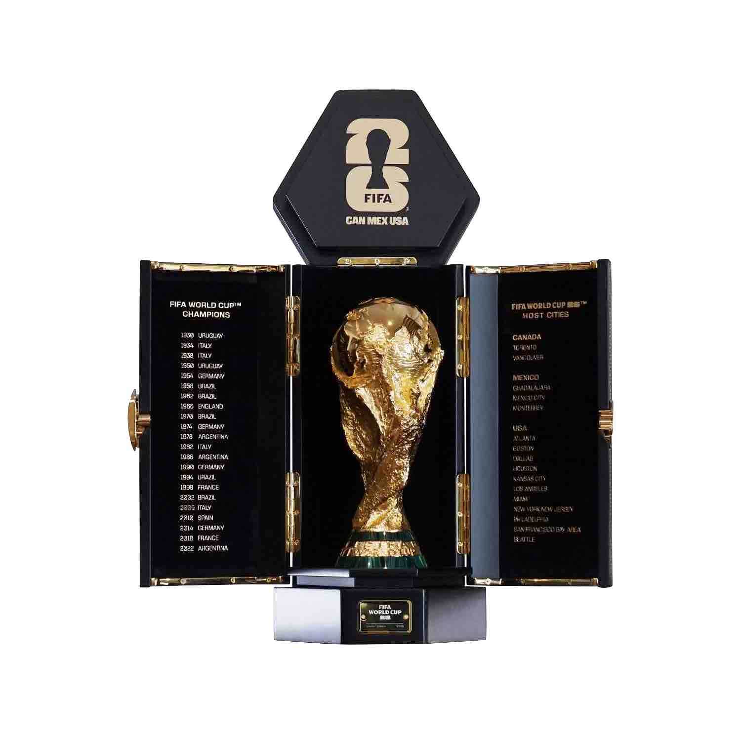 FIFA 260mm Premium Trophy Replica (Trophy and Case - Front Open)
